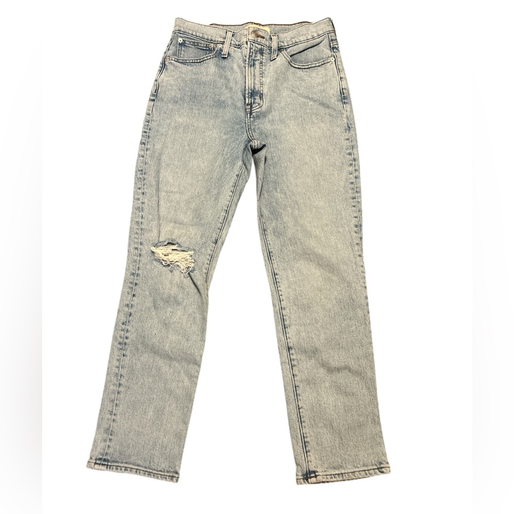 Madewell The Perfect Vintage Cropped Jean in Slightly Distressed Wash Size 28